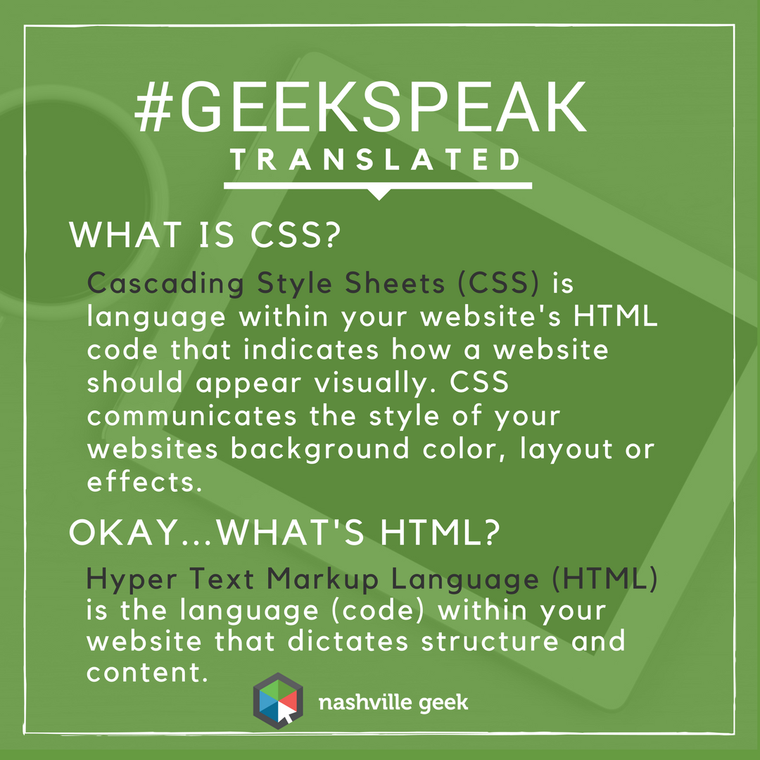 What is CSS and HTML?